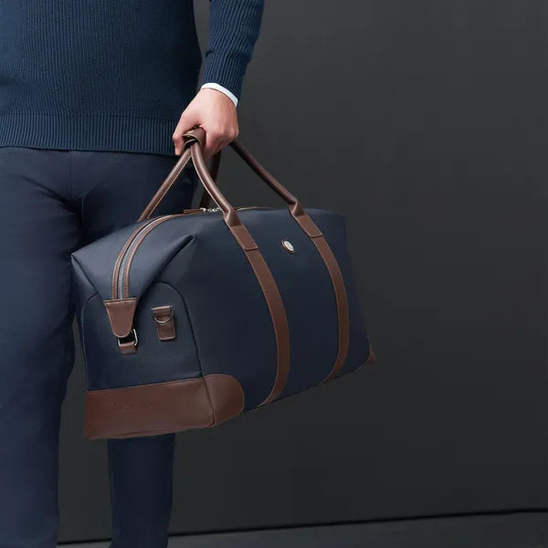 SAC DE VOYAGE FESTINA BUTTON NAVY & BROWN